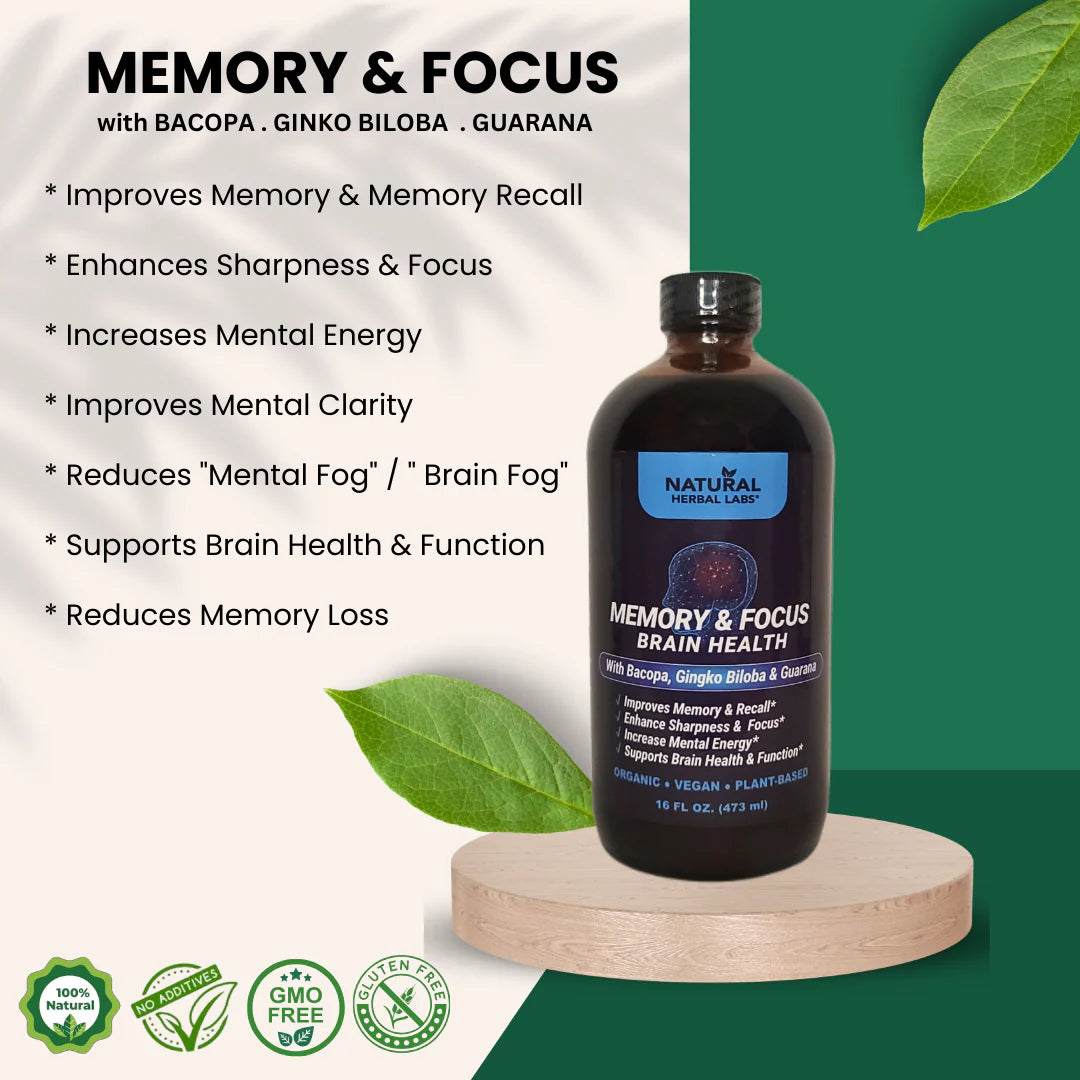 MEMORY & FOCUS BRAIN HEALTH | NATURAL HERBAL LABS
