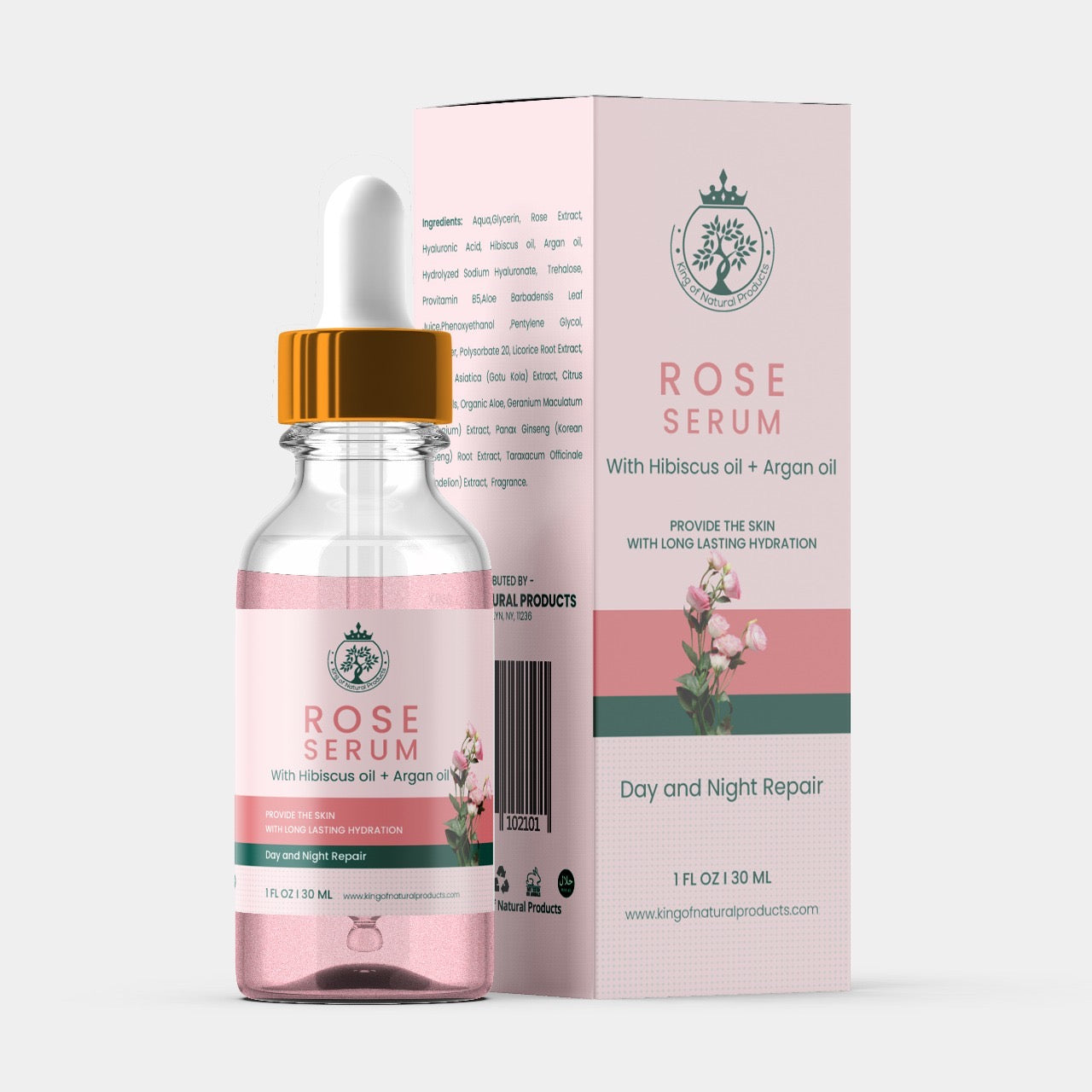 ROSE FACE SERUM - DAY & NIGHT REPAIR - 1.0 FL OZ