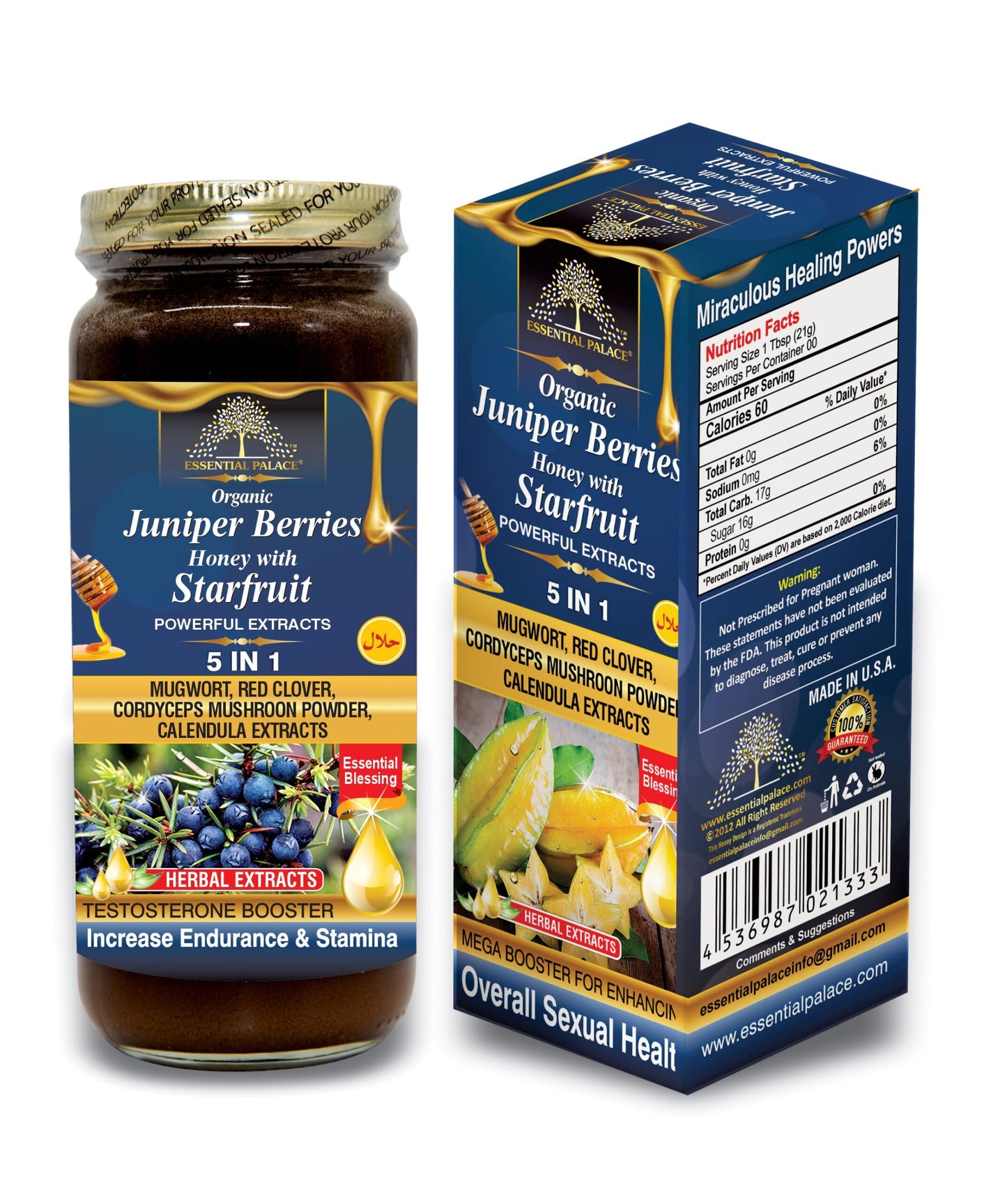 JUNIPER BERRIES HONEY WITH STARFRUIT | ESSENTIAL PALACE