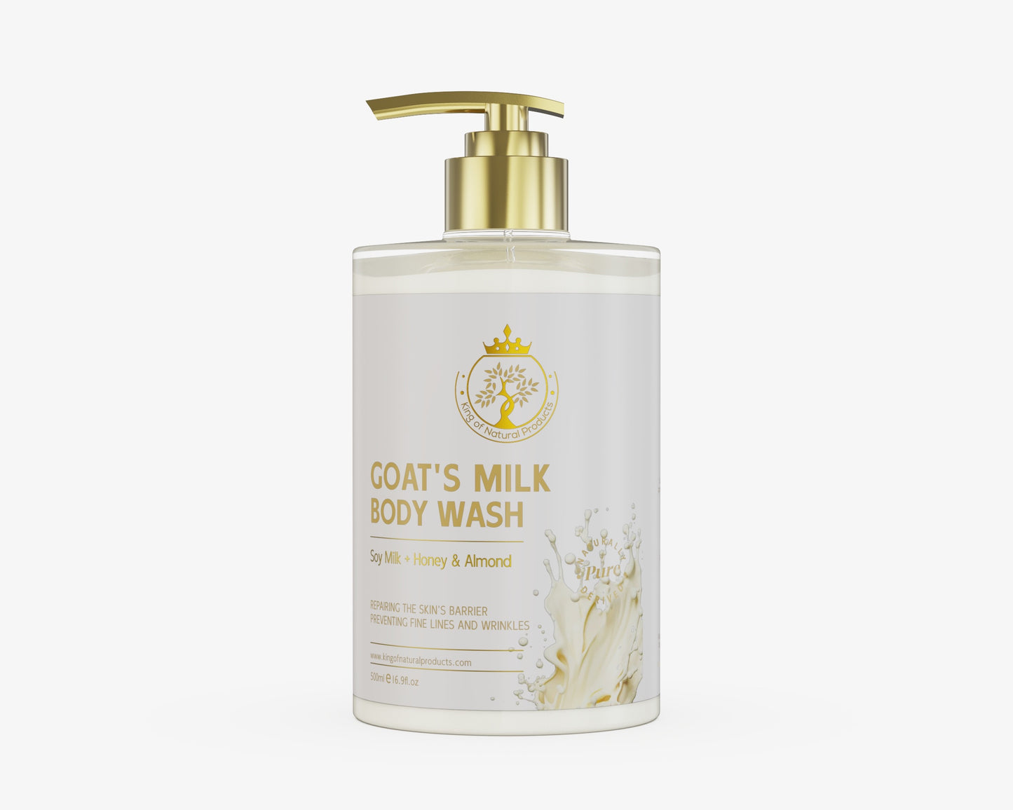 GOAT'S MILK BODY WASH | 100% ORGANIC | KING OF NATURAL PRODUCTS