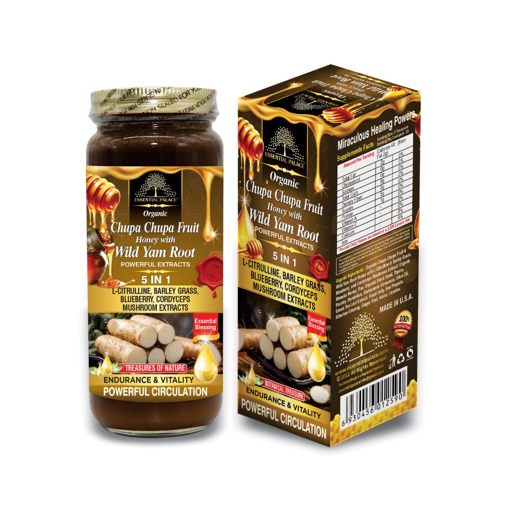 CHUPA CHUPA FRUIT HONEY WITH WILD YAM ROOT | ESSENTIAL PALACE