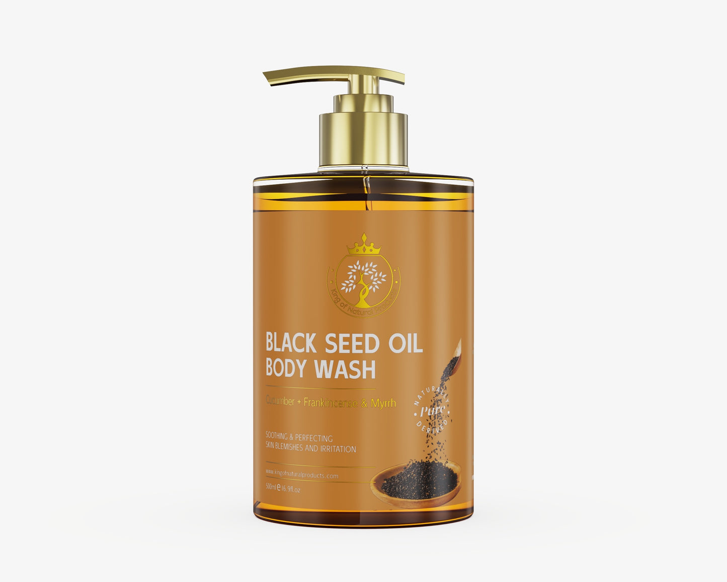 BLACK SEED OIL BODY WASH | 100% ORGANIC | KING OF NATURAL PRODUCTS