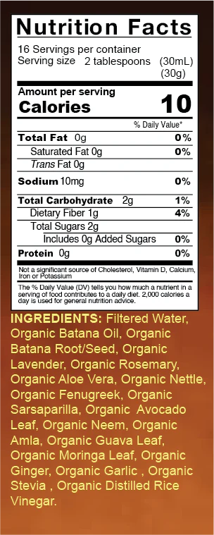 BATANA FORMULA - NATURAL HERBAL LABS