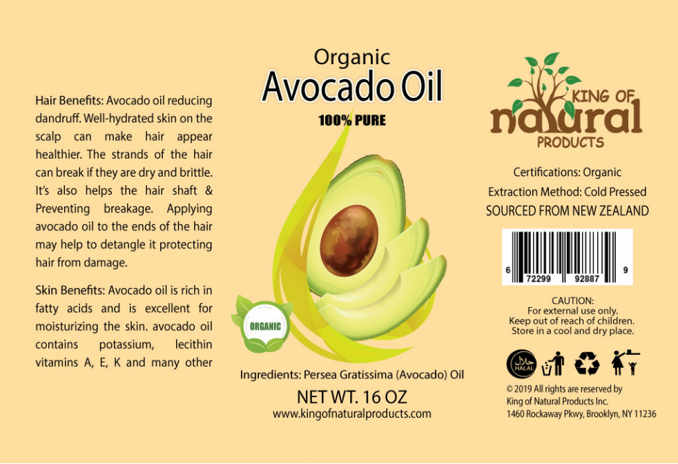 100% PURE AVOCADO OIL