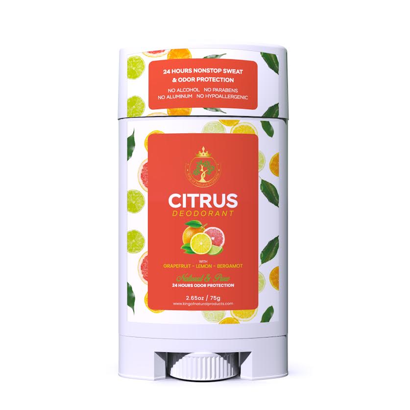 CITRUS DEODORANT with GRAPEFRUIT - LEMON - BERGAMOT