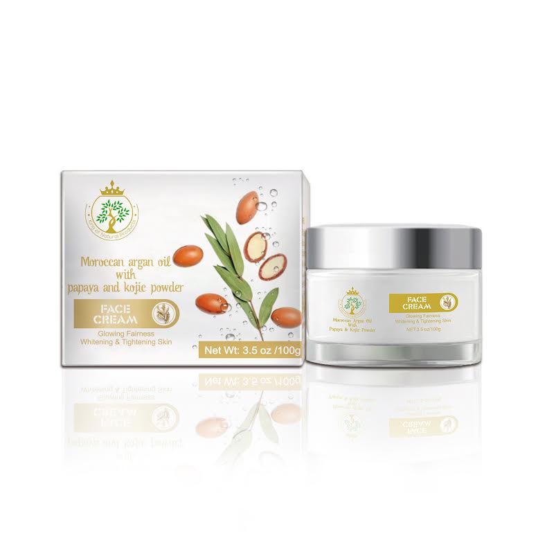 FACE CREAM. MORACCAN ARGAN OIL WITH PAPAYA & KOJIC POWDER