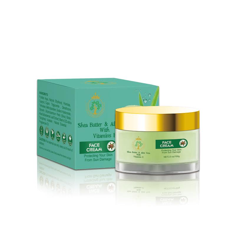 FACE CREAM. SHEA BUTTER ALOE VERA WITH VITAMIN-E