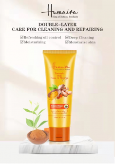 TURMERIC WITH NEEM & MORINGA DEEP CLEANSING FACE WASH