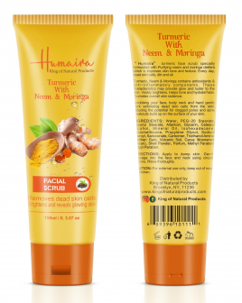 TURMERIC WITH NEEM & MORINGA FACIAL SCRUB