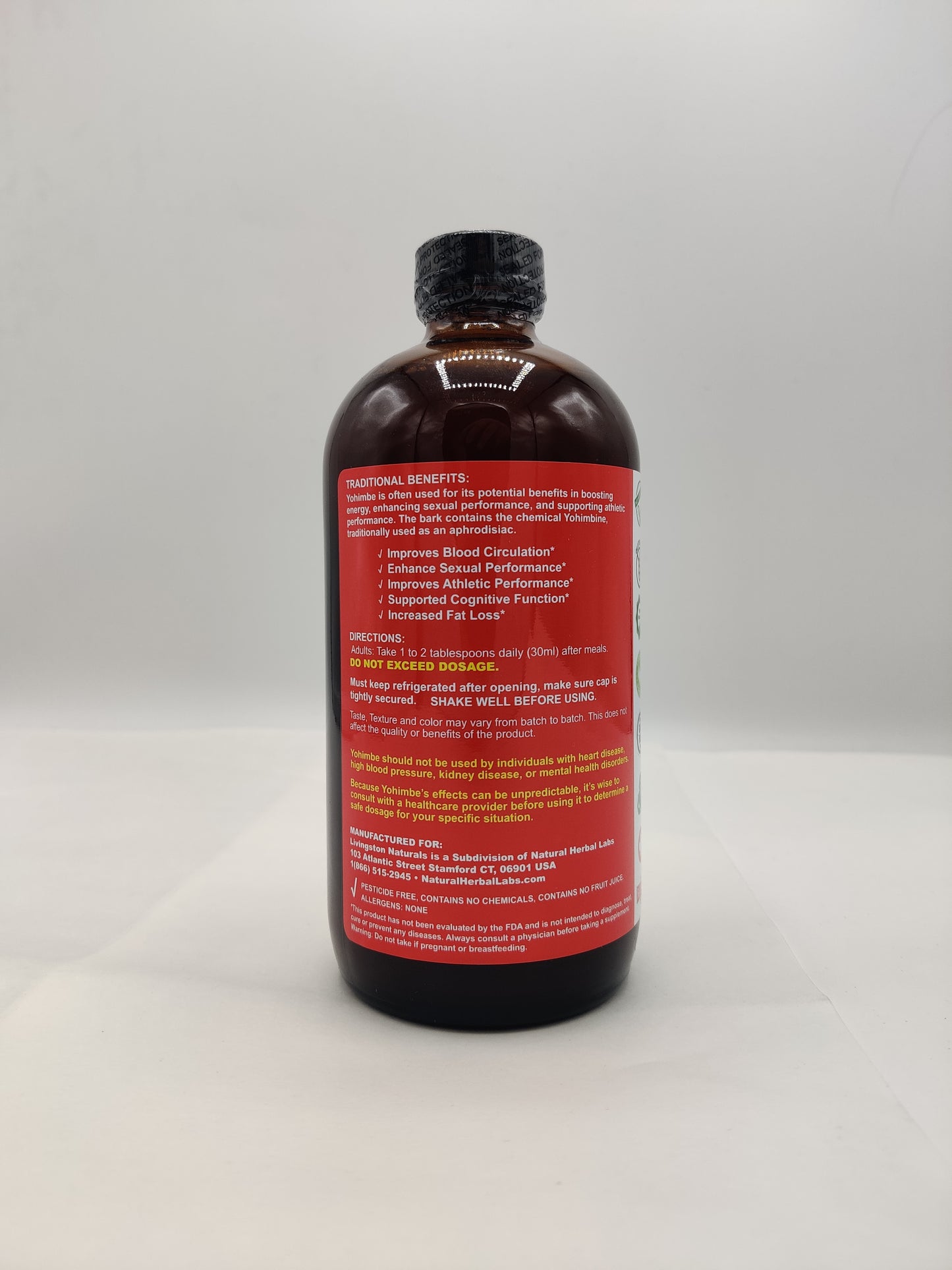 PURE YOHIMBE | NATURAL HERBAL LABS