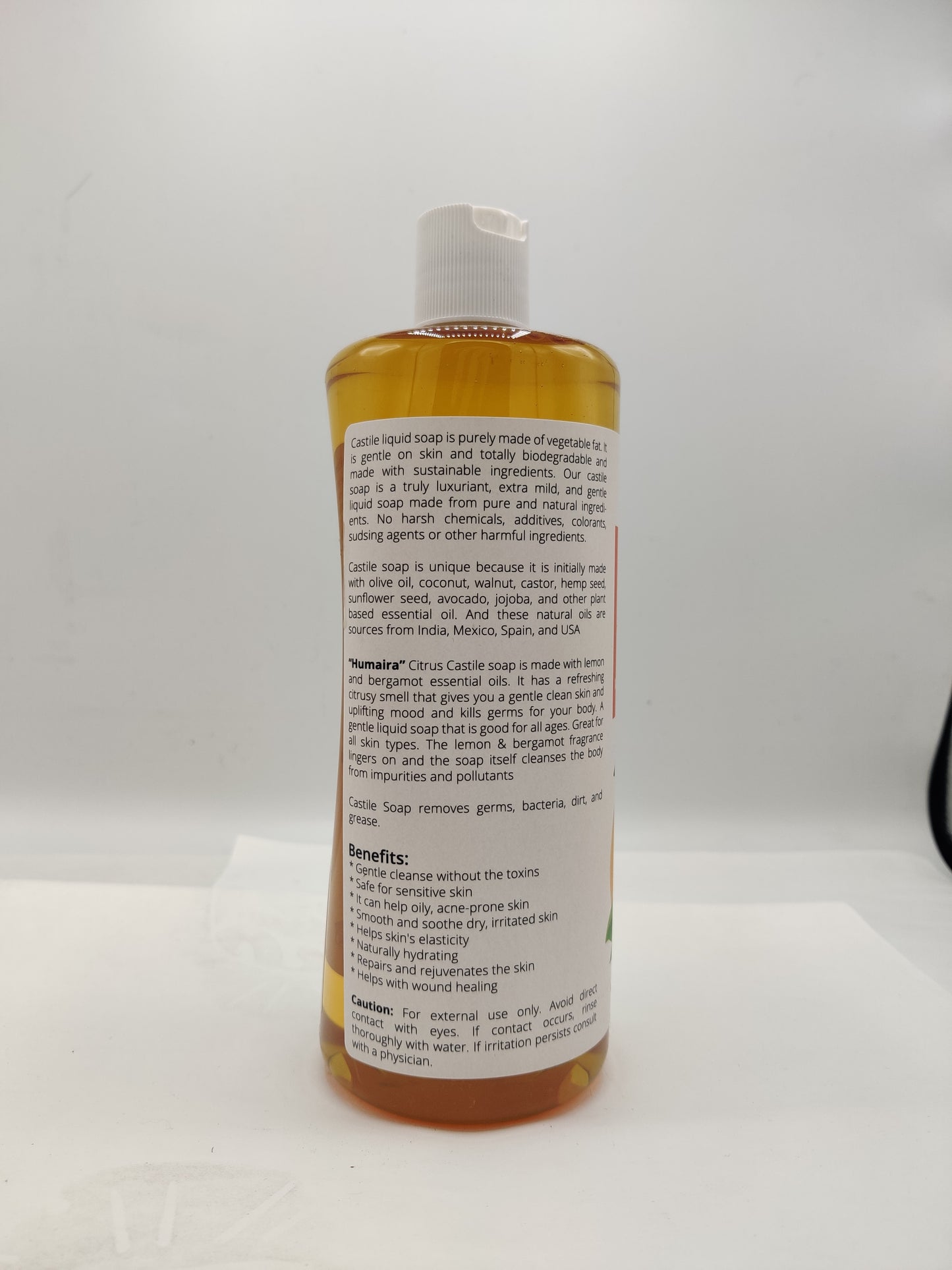 CITRUS LEMON & BERGAMOT LIQUID SOAP | 32 OZ | KING OF NATURAL PRODUCTS