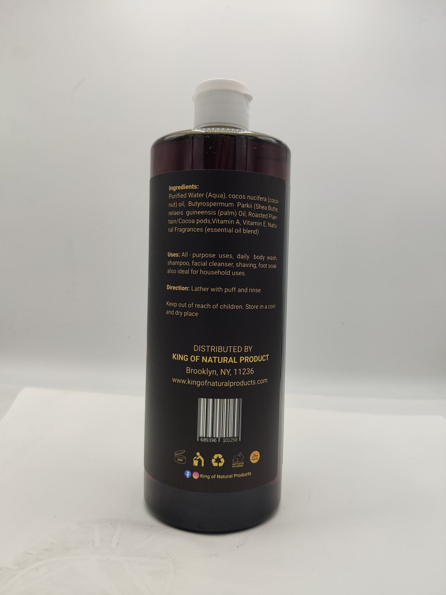 JAMAICAN BLACK SOAP | 32 OZ | KING OF NATURAL PRODUCTS