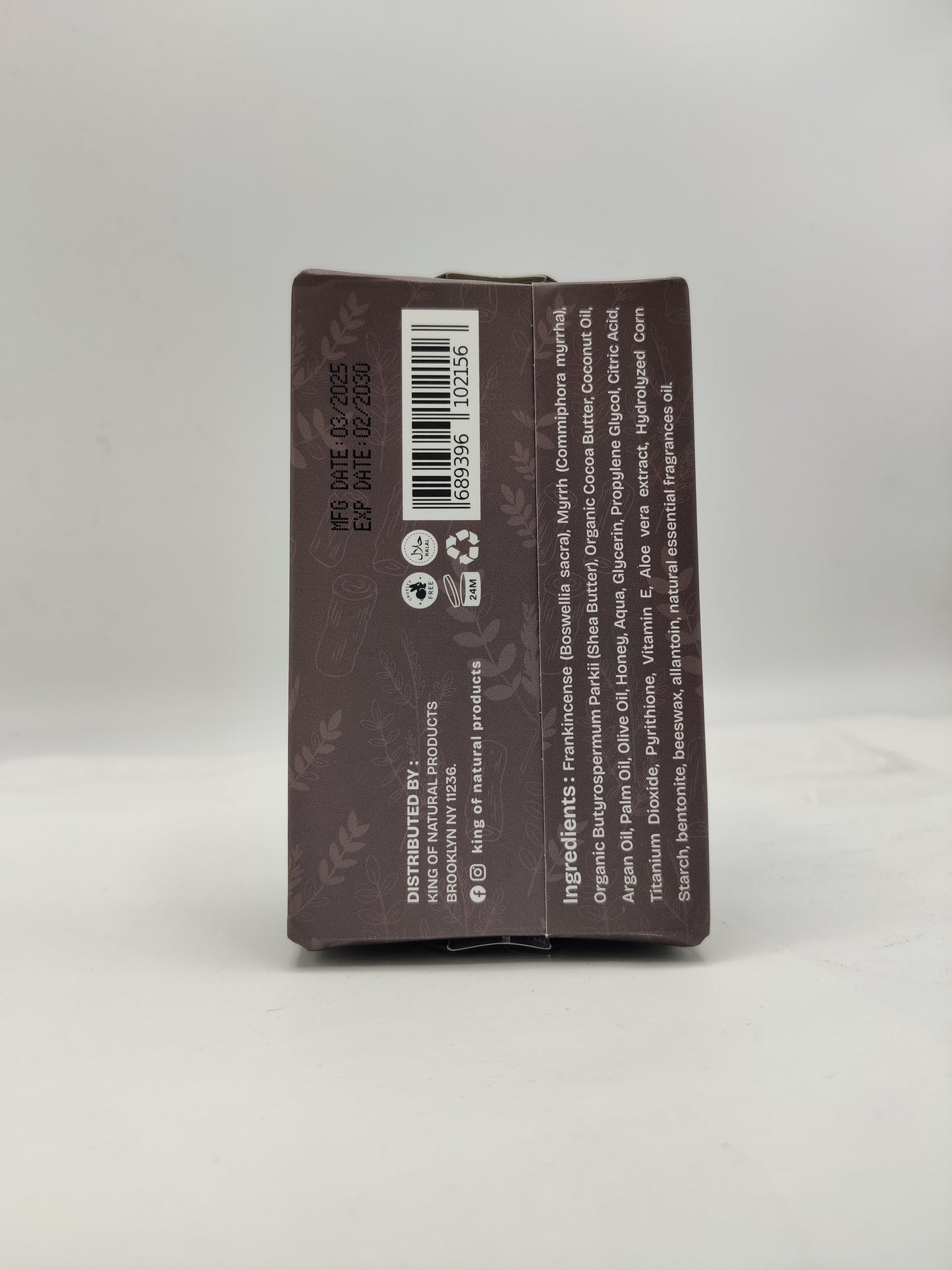 FRANKINCENSE & MYRRH SOAP | KING OF NATURAL PRODUCTS