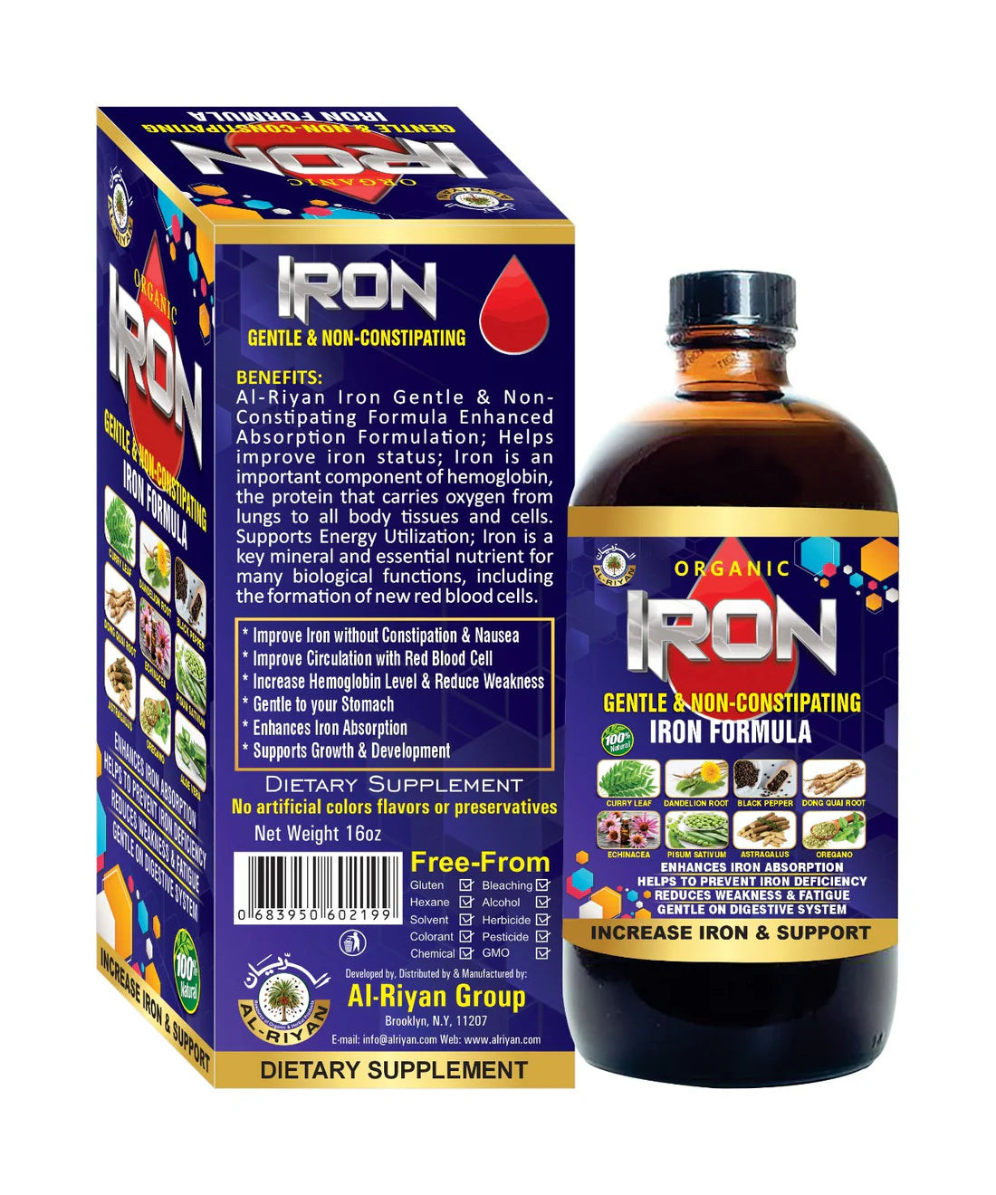 IRON GENTLE & NON-CONSTIPATING FORMULA BITTER | AL RIYAN