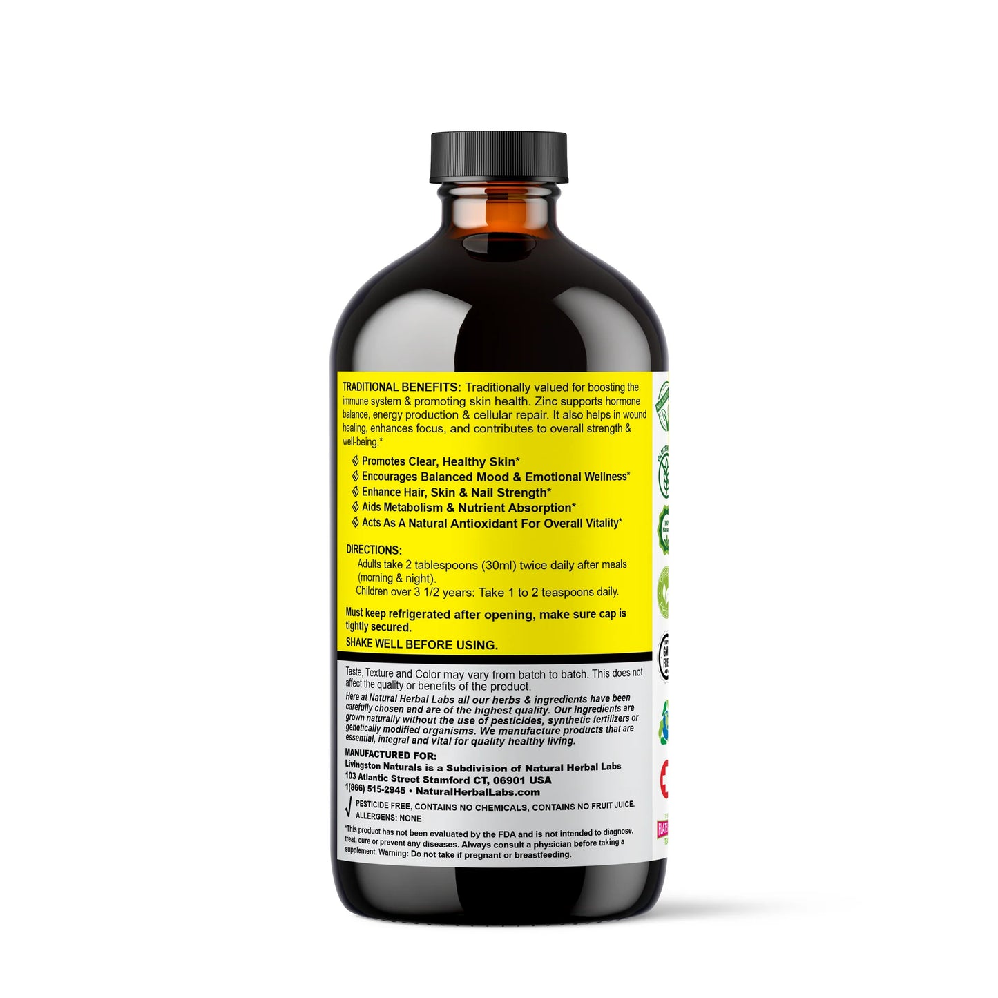 PURE ZINC | NATURAL HERBAL LABS