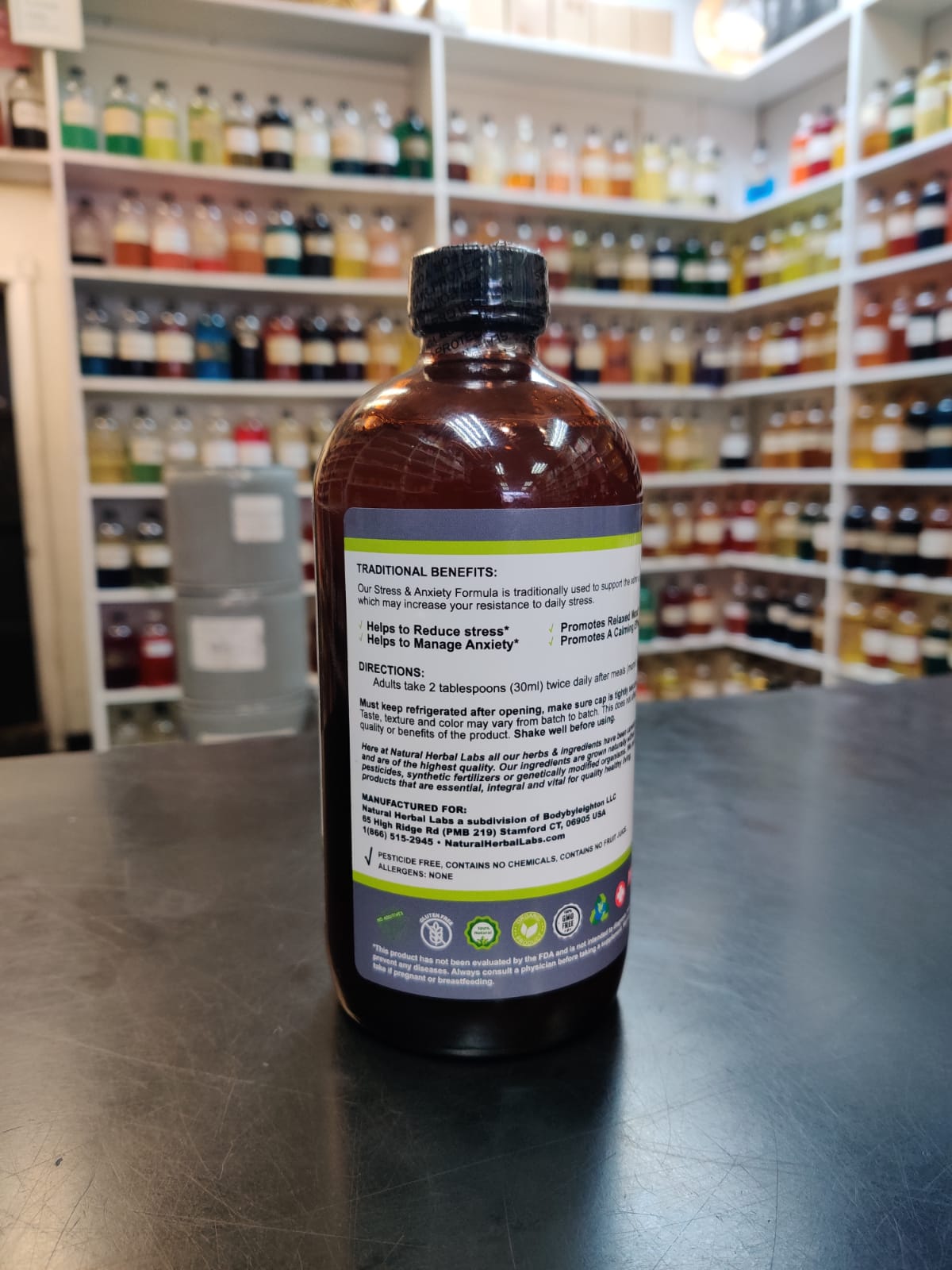 STRESS & ANXIETY FORMULA | NATURAL HERBAL LABS