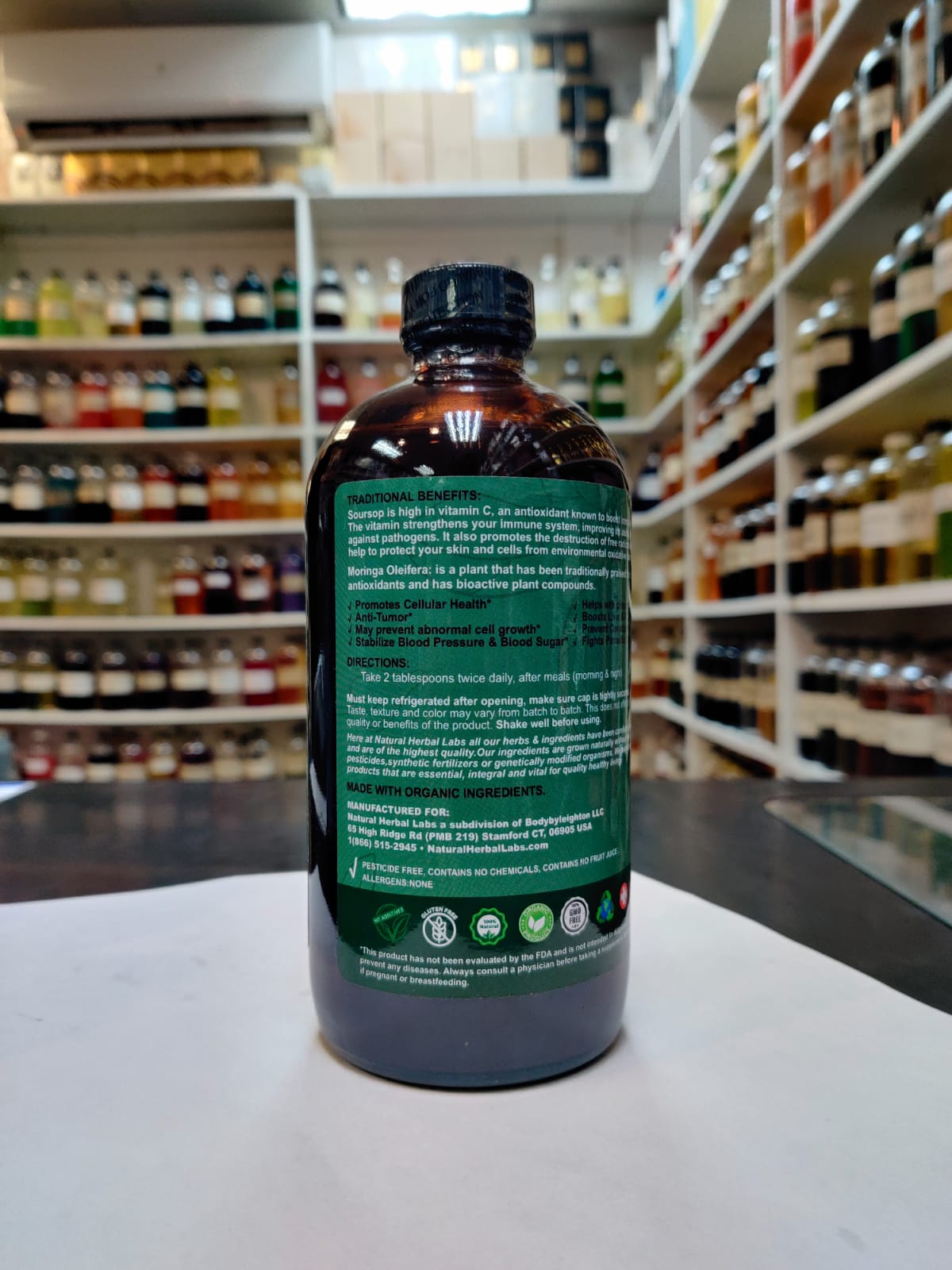 SUPER MORINGA SOURSOP BITTERS | NATURAL HERBAL LABS