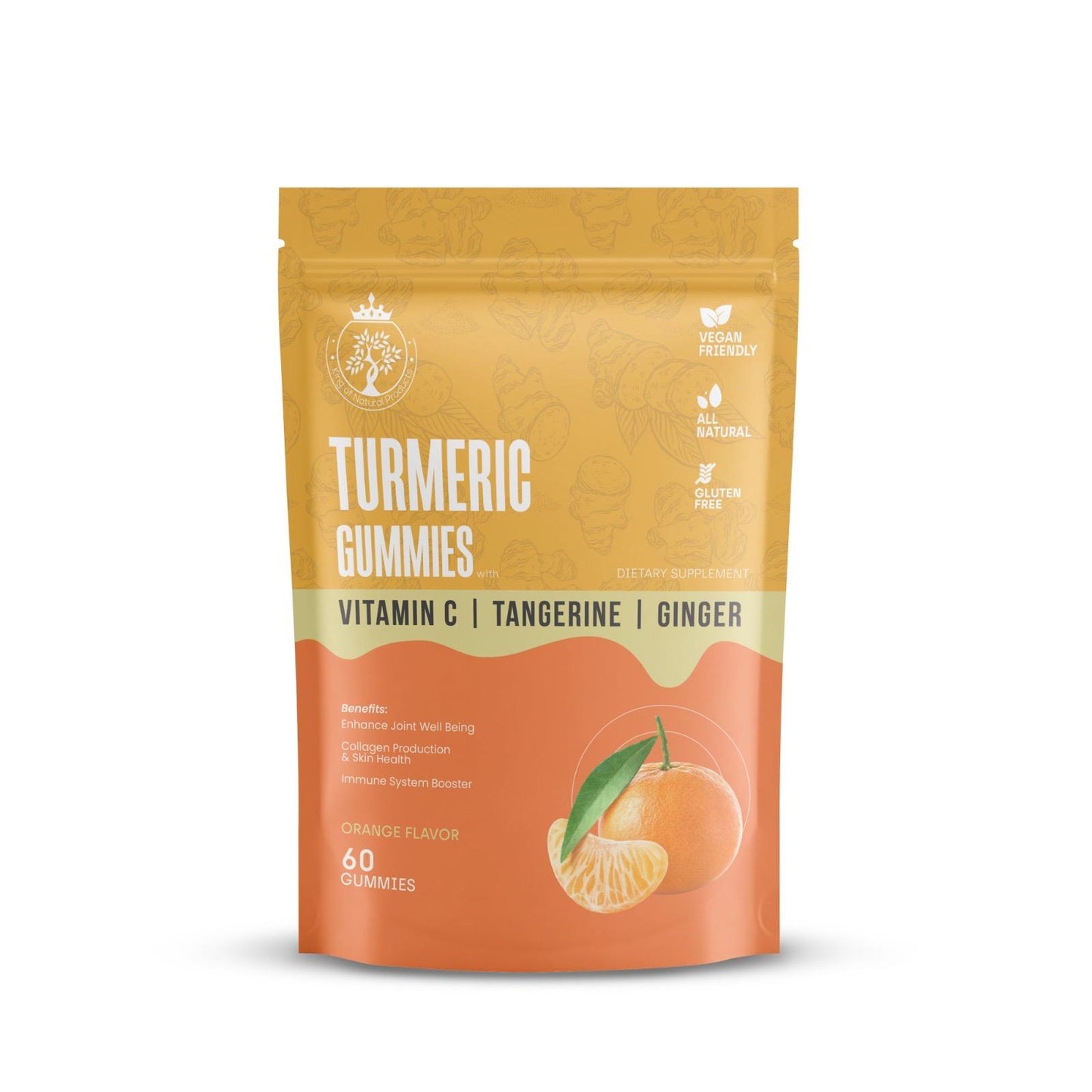 TURMERIC | GUMMIES | DIATARY SUPPLEMENT | 100% ORGANIC