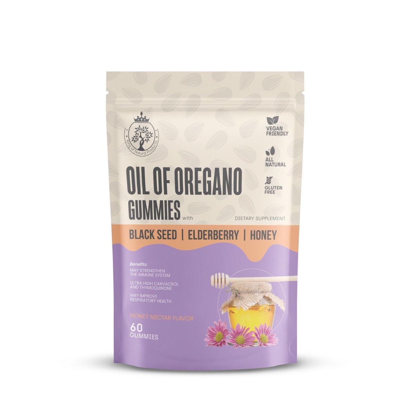 OIL OF OREGANO | GUMMIES | DIATARY SUPPLEMENT | 100% ORGANIC