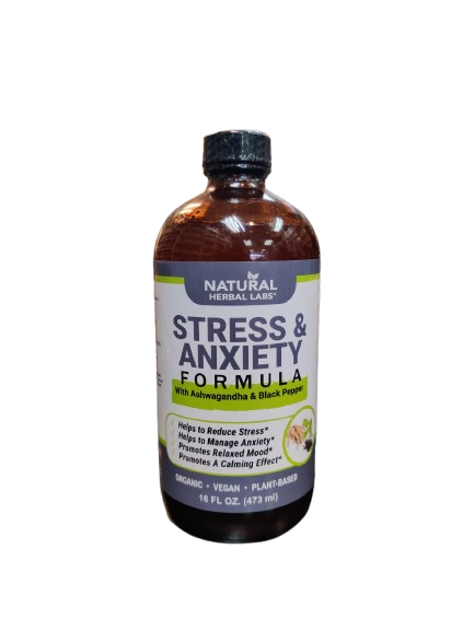 STRESS & ANXIETY FORMULA | NATURAL HERBAL LABS
