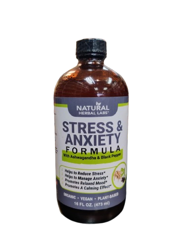 STRESS & ANXIETY FORMULA | NATURAL HERBAL LABS