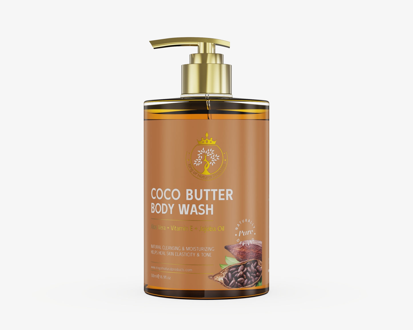 COCO BUTTER BODY WASH | 100% ORGANIC | KING OF NATURAL PRODUCTS