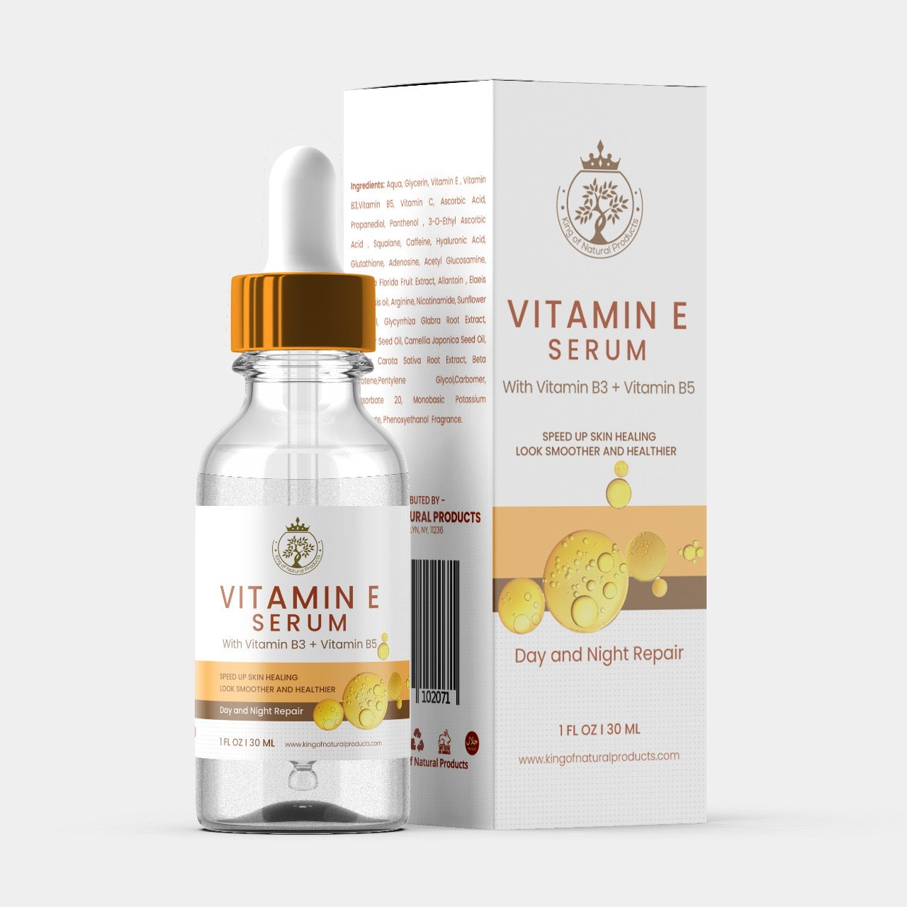 VITAMIN E SERUM with VITAMIN B3 + VITAMIN B5