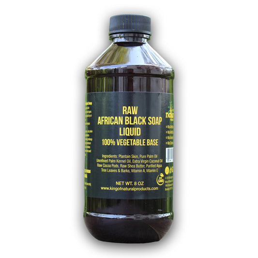 Raw African Liquid Black Soap 8 oz