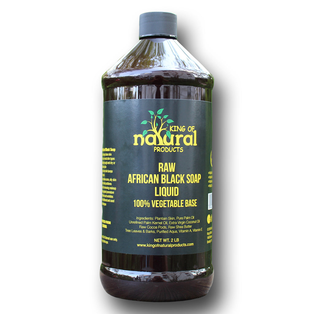 Raw African Liquid Black Soap 2 Pound