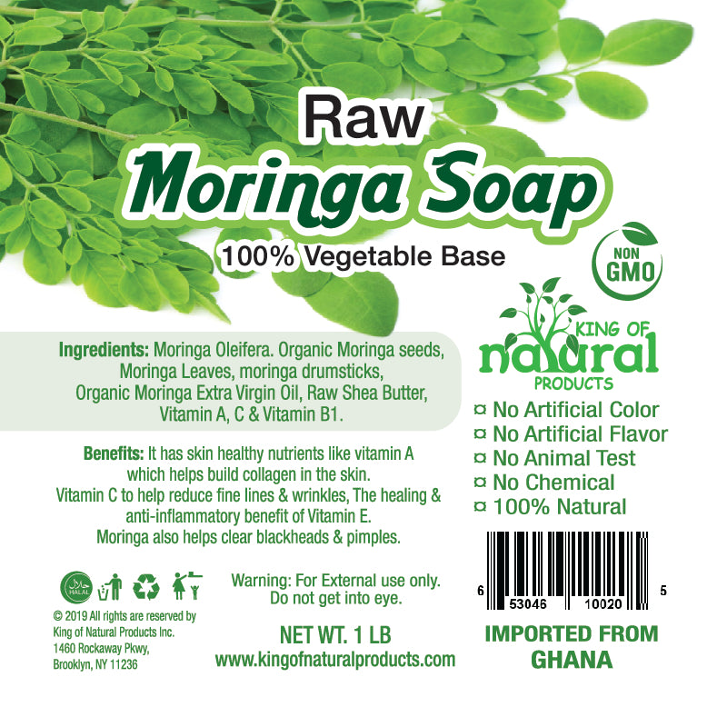 Raw Moringa Soap 1 lb