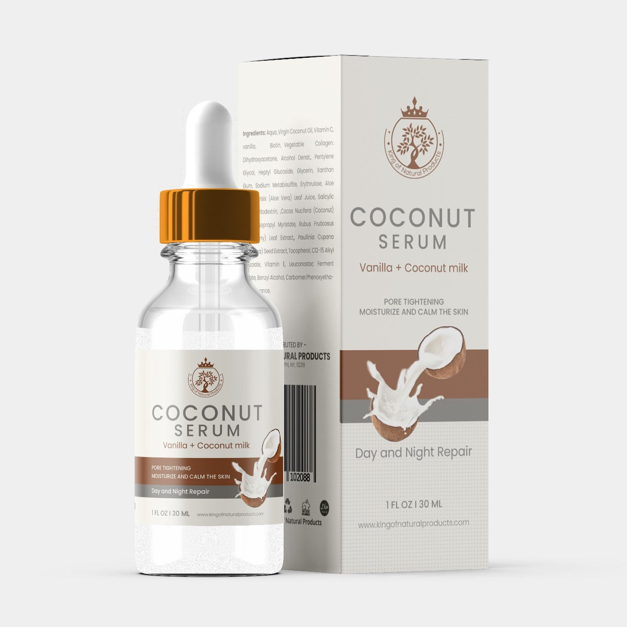 COCONUT SERUM - DAY & NIGHT REPAIR - 1.0 FL OZ