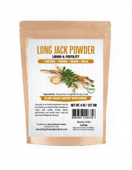 LONG JACK POWDER - NATURAL - HERBAL - VEGAN - HALAL. PLANT BASED DIATERY SUPPLEMENT.