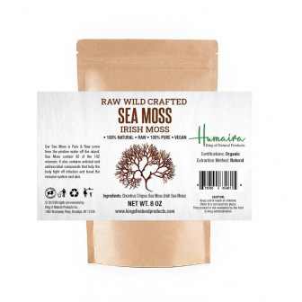 RAW WILD CRAFTED SEA MOSS (IRISH MOSS) 100% NATURAL, RAW, 100% PURE, VEGAN.