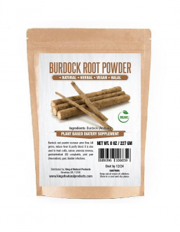 BURDOCK ROOT POWDER - NATURAL - HERBAL - VEGAN - HALAL. PLANT BASED DIATERY SUPPLEMENT.