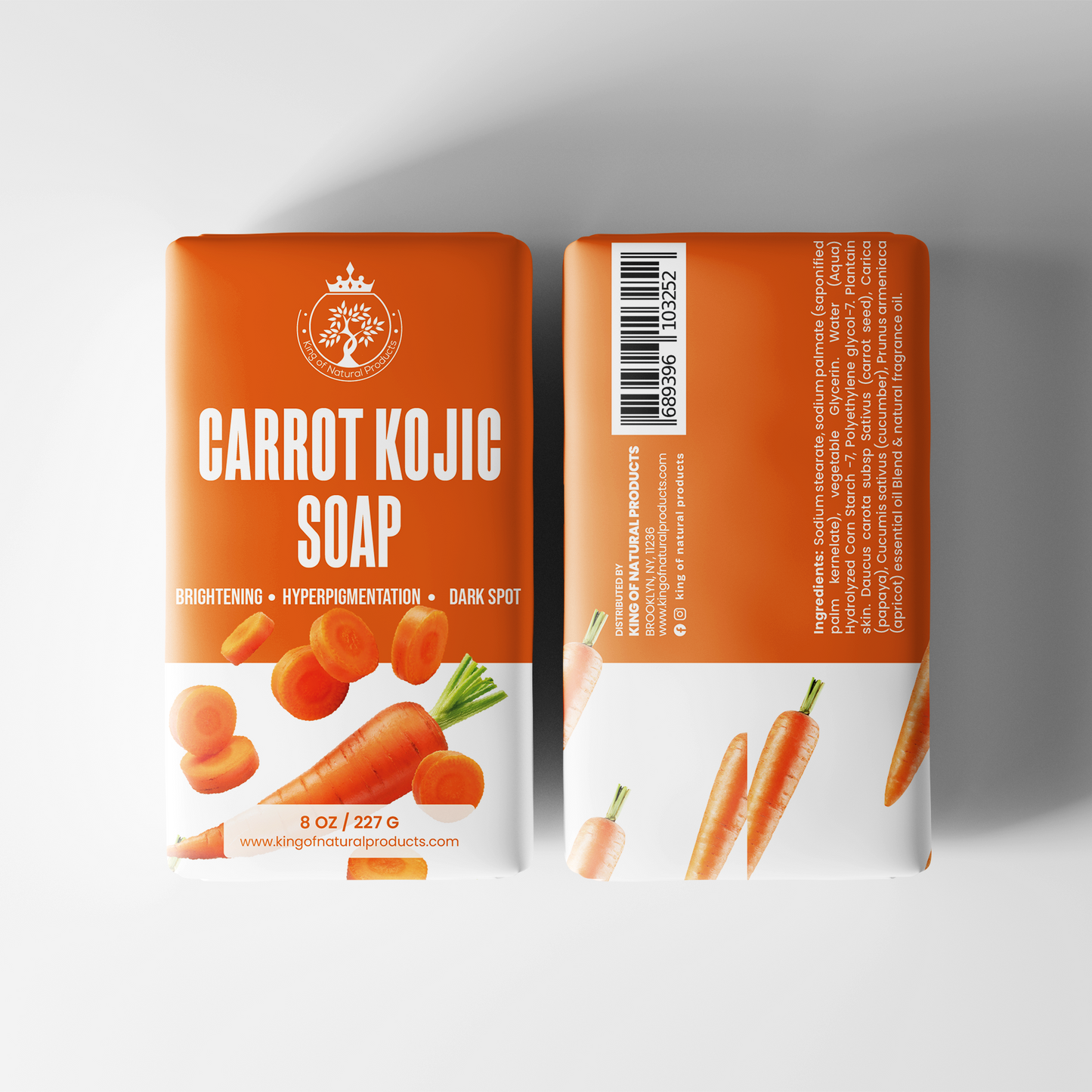 CARROT KOJIC SOAP | KING OF NATURAL PRODUCTS