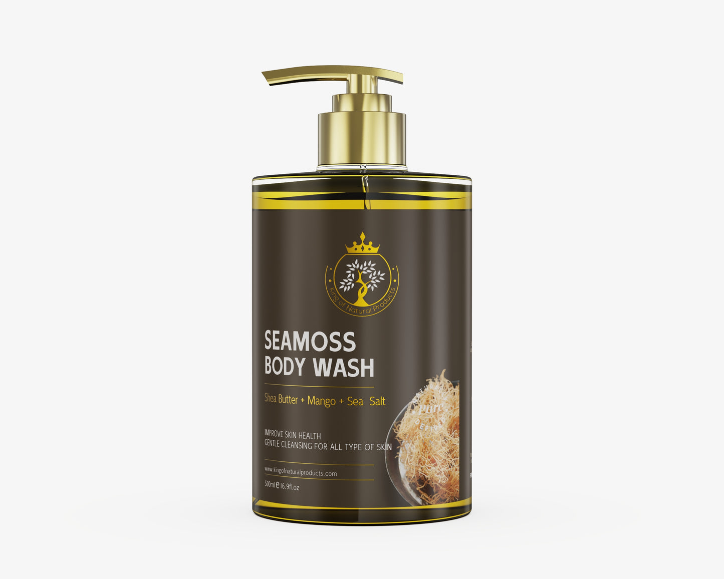 SEAMOSS BODY WASH | 100% ORGANIC | KING OF NATURAL PRODUCTS