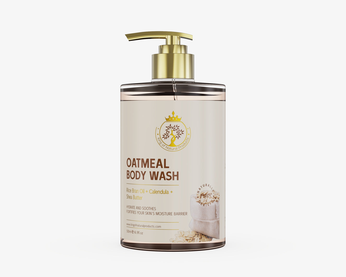 OATMEAL BODY WASH | 100% ORGANIC | KING OF NATURAL PRODUCTS