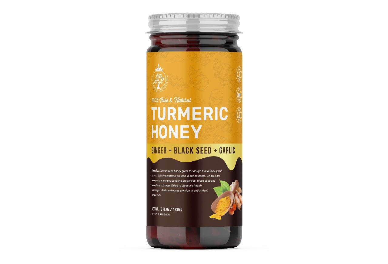 100% Pure & Natural TURMERIC HONEY
