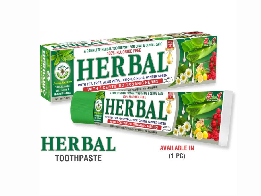HERBAL TOOTHPASTE | 100% ORGANIC | AL-RIYAN