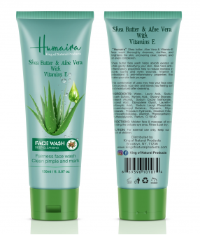 SHEA BUTTER & ALOE VERA WITH VITAMIN E DEEP CLEANSING FACE WASH