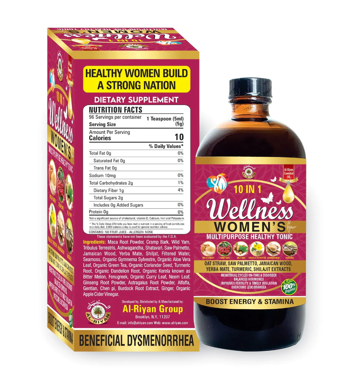 ORGANIC WOMAN WELLNESS BITTER | AL RIYAN
