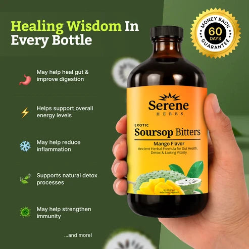 EXOTIC SOURSOP BITTERS | MANGO FLAVOR | SERENE HERBS
