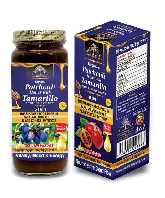 PATCHOULI HONEY WITH TAMARILLO | ESSENTIAL PALACE