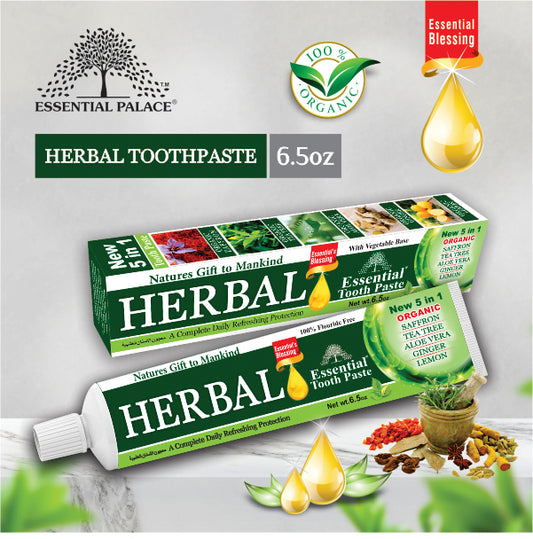 HARBEL TOOTHPASTE | 100% ORGANIC | ESSENTIAL PALACE