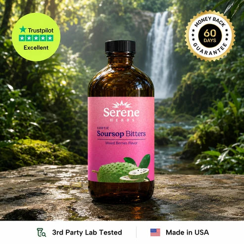 EXOTIC SOURSOP BITTERS | MIXED BERRIES FLAVOR | SERENE HERBS