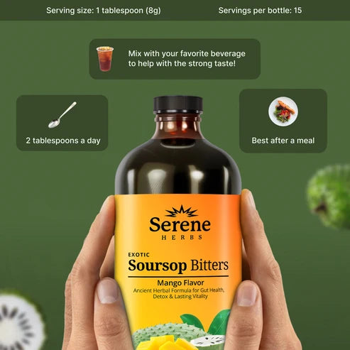 EXOTIC SOURSOP BITTERS | MANGO FLAVOR | SERENE HERBS