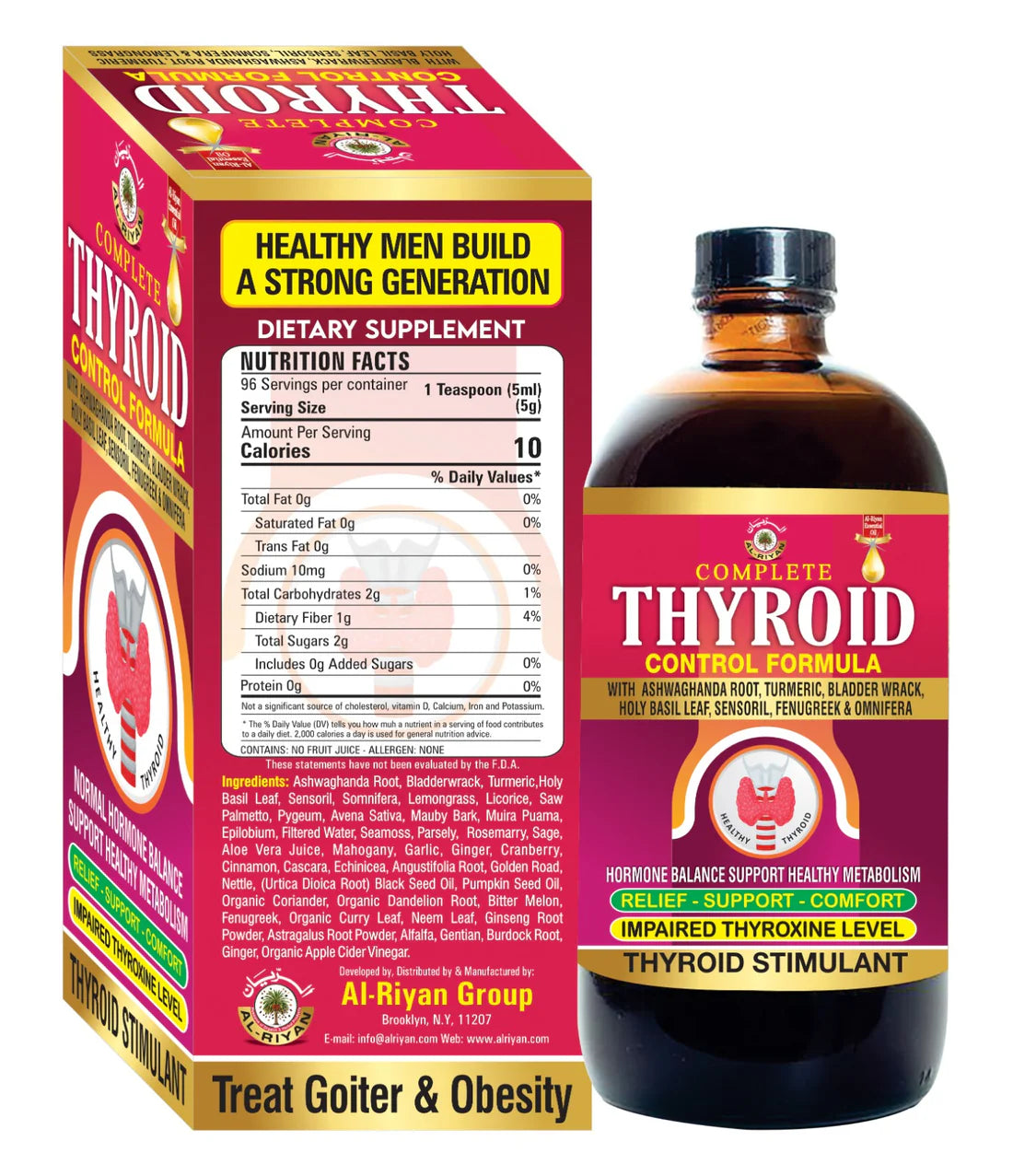 THYROID CONTROL FORMULA BITTER | AL RIYAN