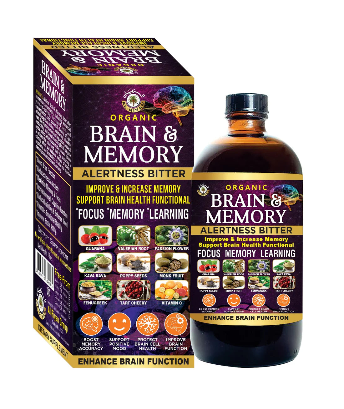 BRAIN & MEMORY ALERTNESS BITTER | AL RIYAN