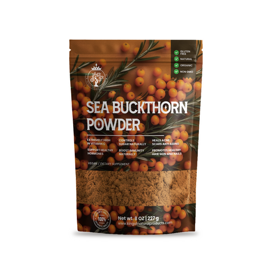 SEA BUCKTHORN POWDER | 8 Oz (227g) | King of Natural Products | 100% Pure