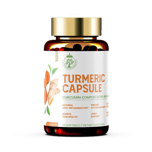 TURMERIC CAPSULE | DIATARY SUPPLEMENT | 100% ORGANIC | VEGAN | HALAL